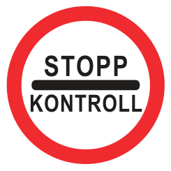 Liiklusmärk 336b — Kontroll