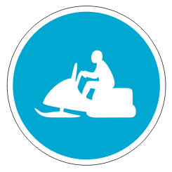 Liiklusmärk 437 — Mootorsaanitee