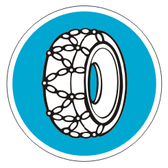 Liiklusmärk 438 — Lumeketid