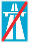 Liiklusmärk 512 — Kiirtee lõpp