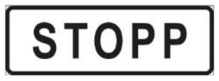Liiklusmärk 591 — Stopp