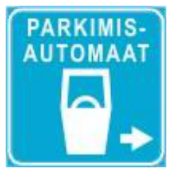 Liiklusmärk 597 — Parkimisautomaat